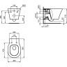 Унитаз подвесной IDEAL STANDARD Connect Air Aquablade E005401